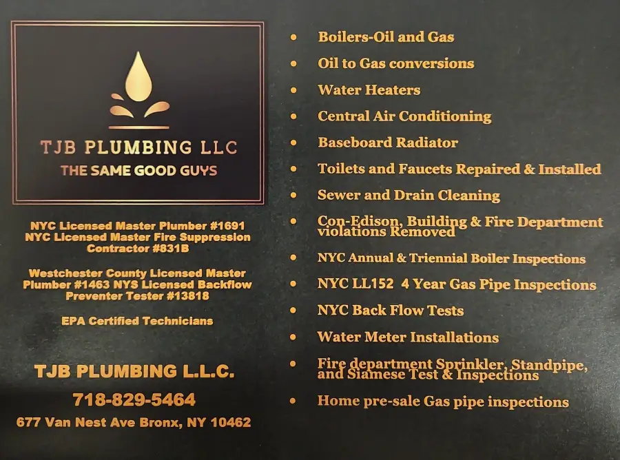 Overview of TJB Plumbing maintenance and membership services